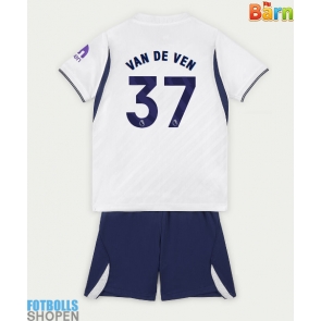 Billiga Tottenham Hotspur Micky van de Ven #37 Hemmatröja Barn 2026-27 Kortärmad (+ Korta byxor)